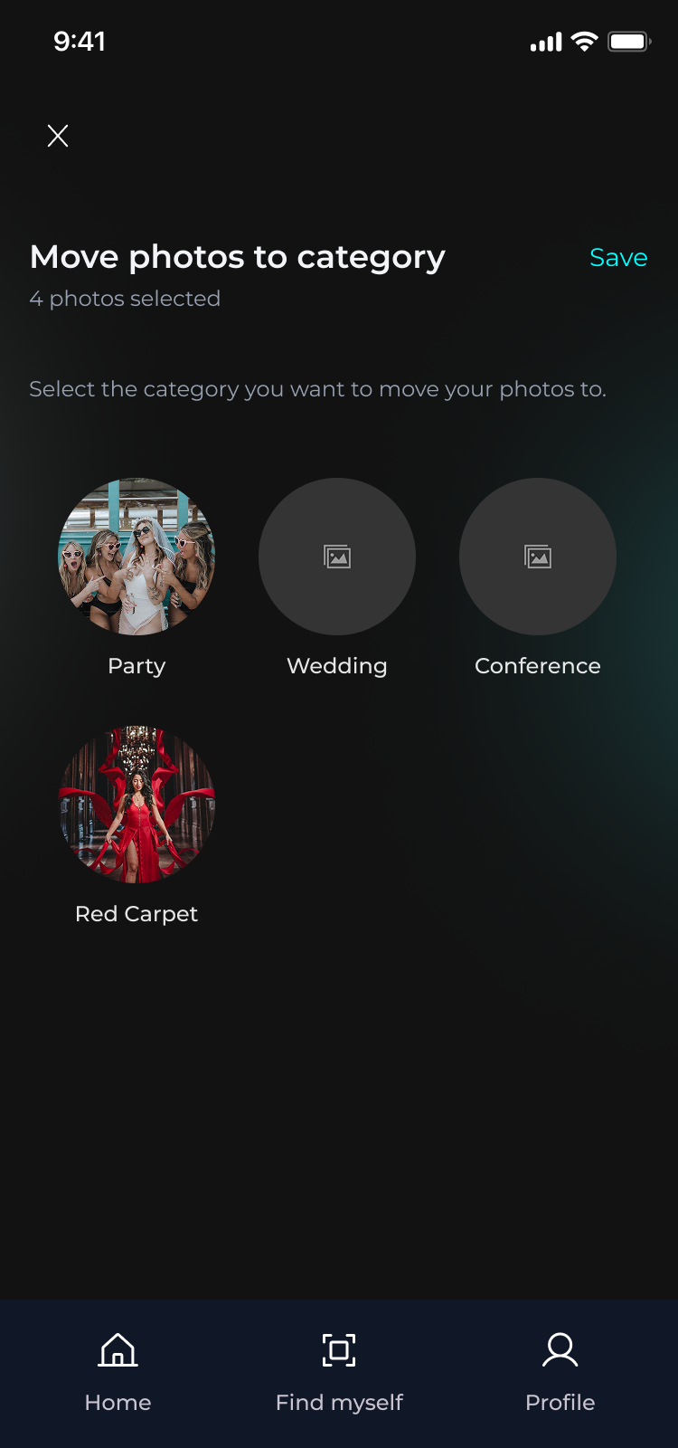 Move to category