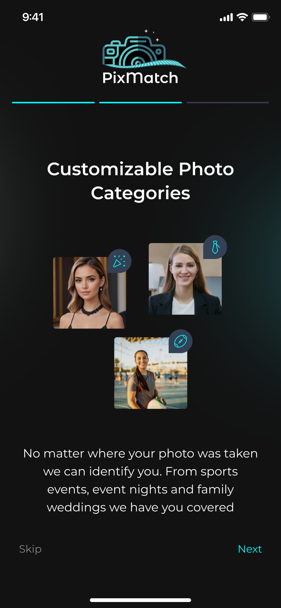 Onboarding 2 — Customizable Photo Categories